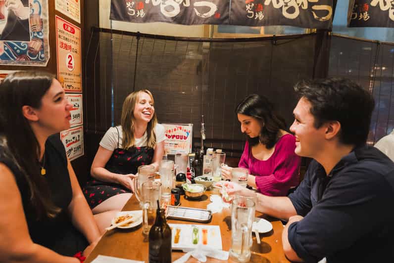 Tokyo: The Best of Izakaya in Shinjuku Food & Cultural Tour - First izakaya stop: learning how dinner is shared