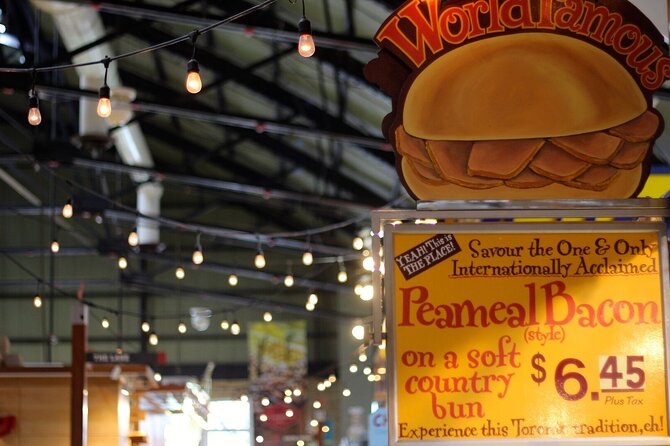 Toronto Local Beer Tour: 2 Beers at 2 Unique & Historical Pubs - St. Lawrence Market brings in food and local life