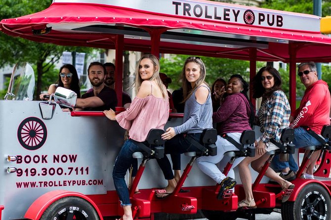 Trolley Pub Tour of Charlotte - Sycamore Brewing, the first 20-minute stop