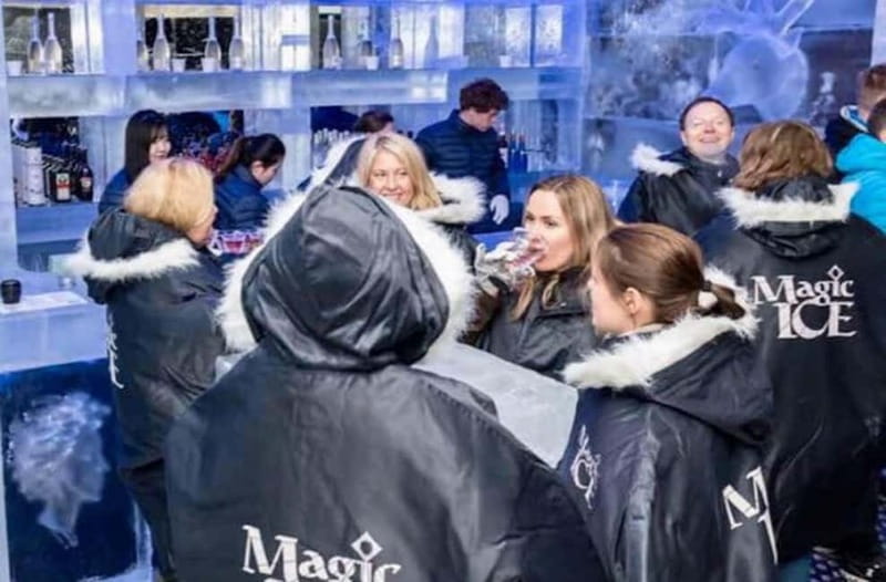 Tromsø: Magic Ice Bar Entrance and Welcome Drink - Entering the frozen gallery
