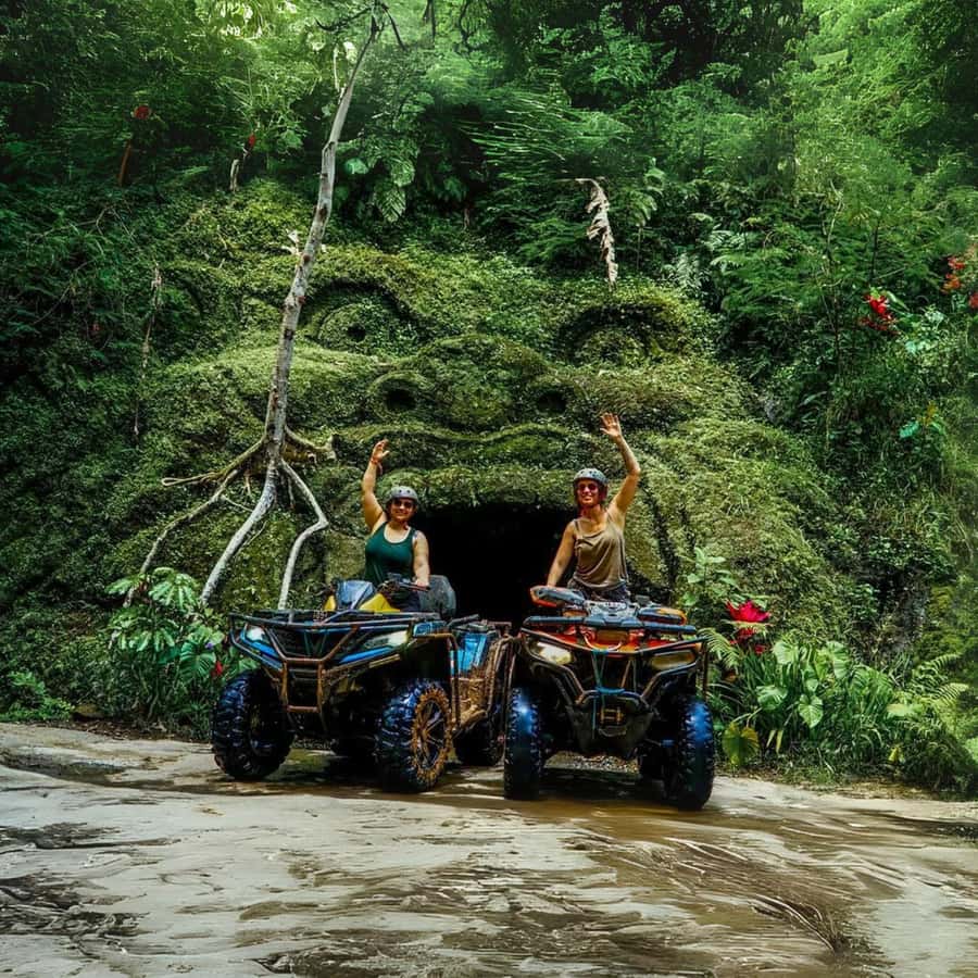 Ubud Bali ATV Alasan Adventure Gorila Cave & Cretya Pool Bar - How difficult is the ATV ride?