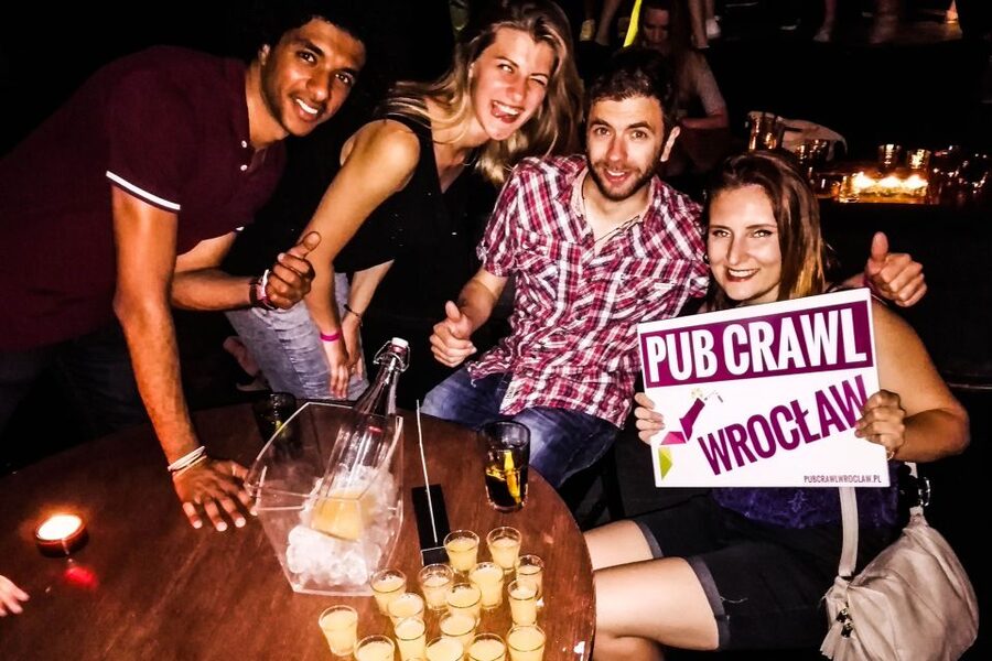 Wroclaw Pub Crawl with Free Drinks - Starting at Pewexx on Ruska Street