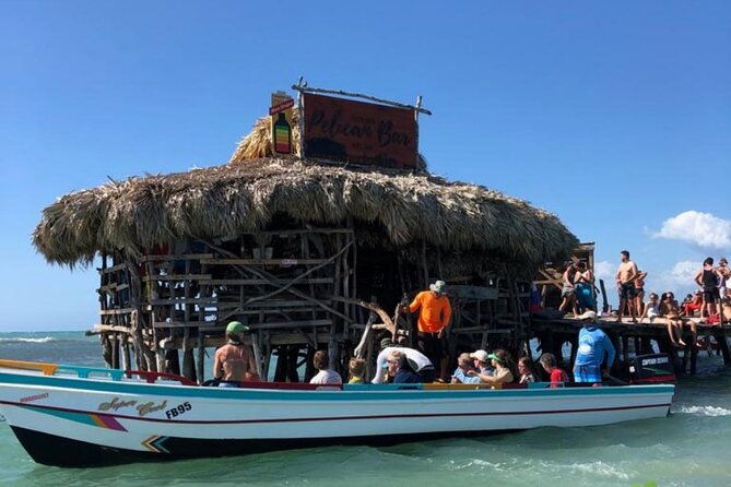 YS Falls, Black River Safari, Appleton Rum Tour OR Pelican Bar (Choose Up to 3) - Floyd’s Pelican Bar: boat ride to an offshore hangout