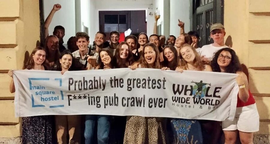 Zagreb: Pub Crawl, 1-Hour of Unlimited Drinks, & Club Entry - Starting at Whole Wide World Hostel & Bar