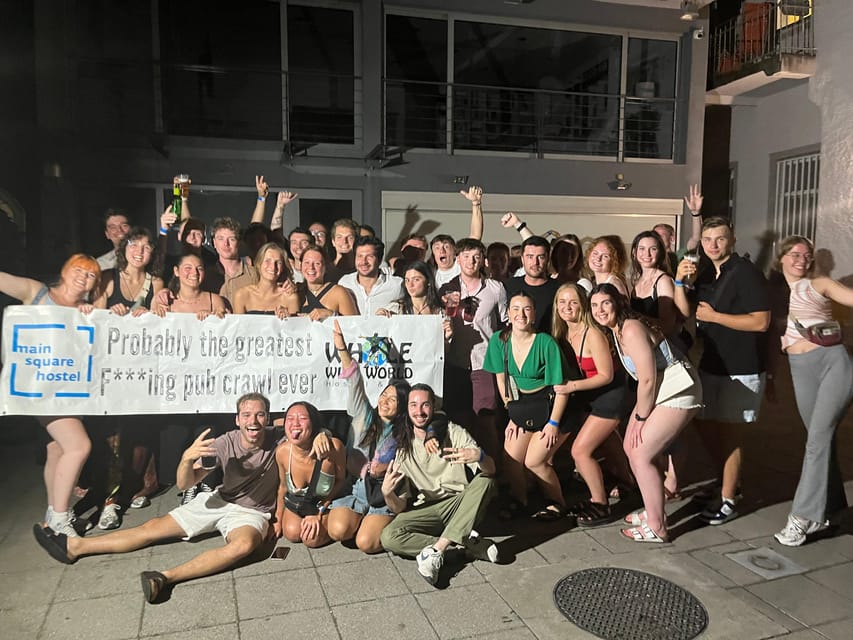 Zagreb: Pub Crawl, 1-Hour of Unlimited Drinks, & Club Entry - Games first, then the drinks begin